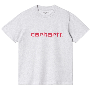 Carhartt WIP T-shirt Script Ash Heather/Rocket